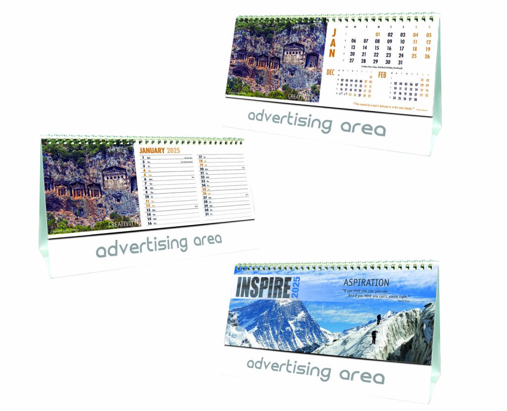 Inspire Desk Calendar 2025 Think Promote