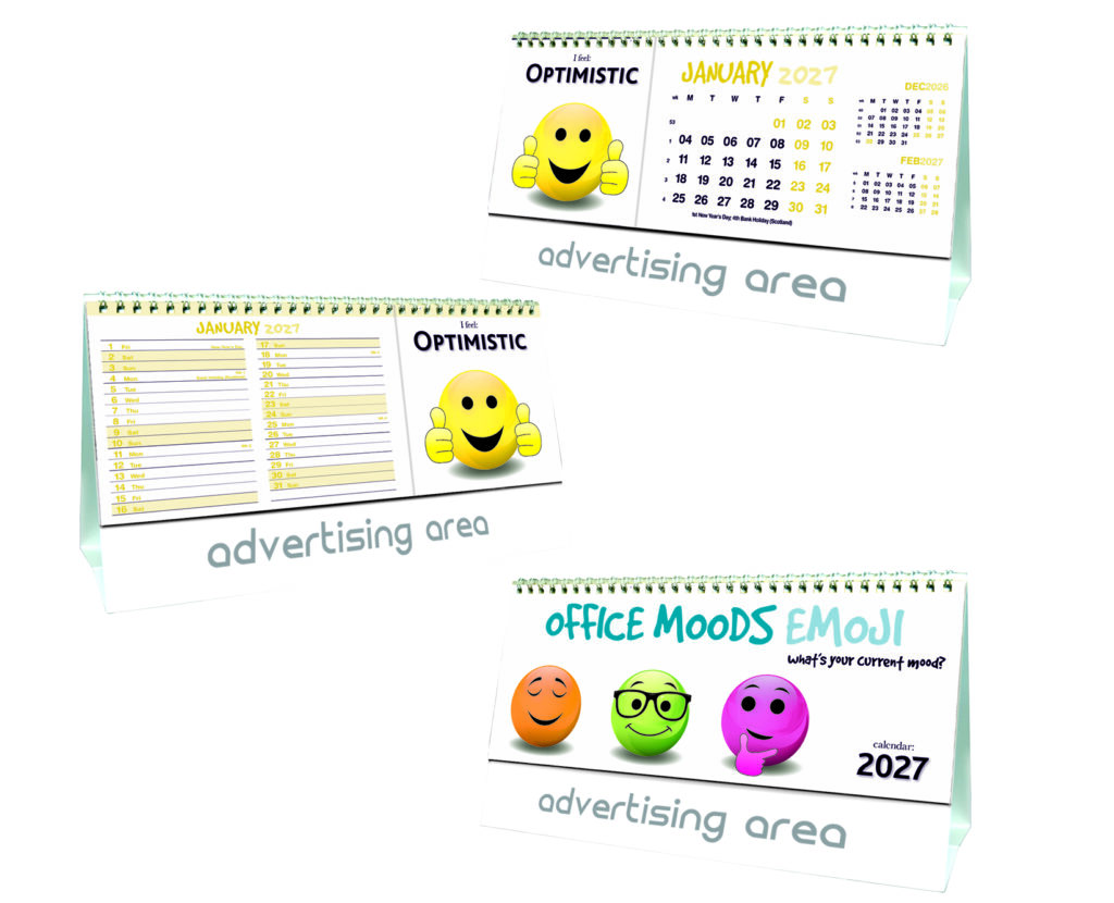 Office Moods Emoji 2027 Desk 3D