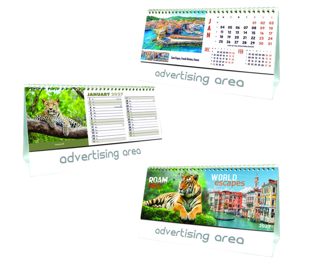 World Escapes - Roam Free Desk 2027 3D