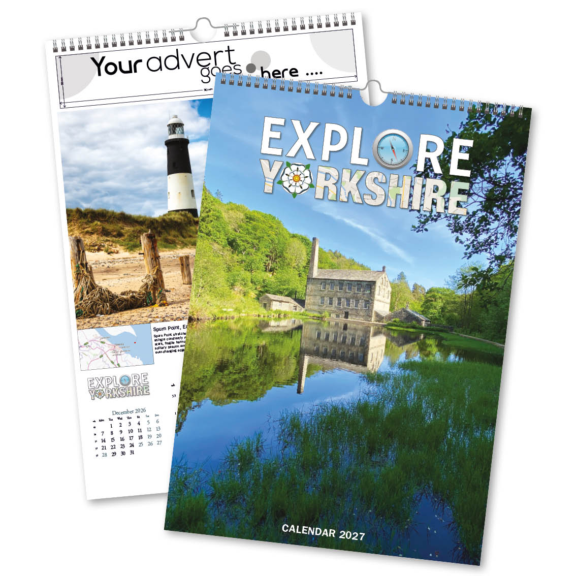 Explore Yorkshire Wall Calendar