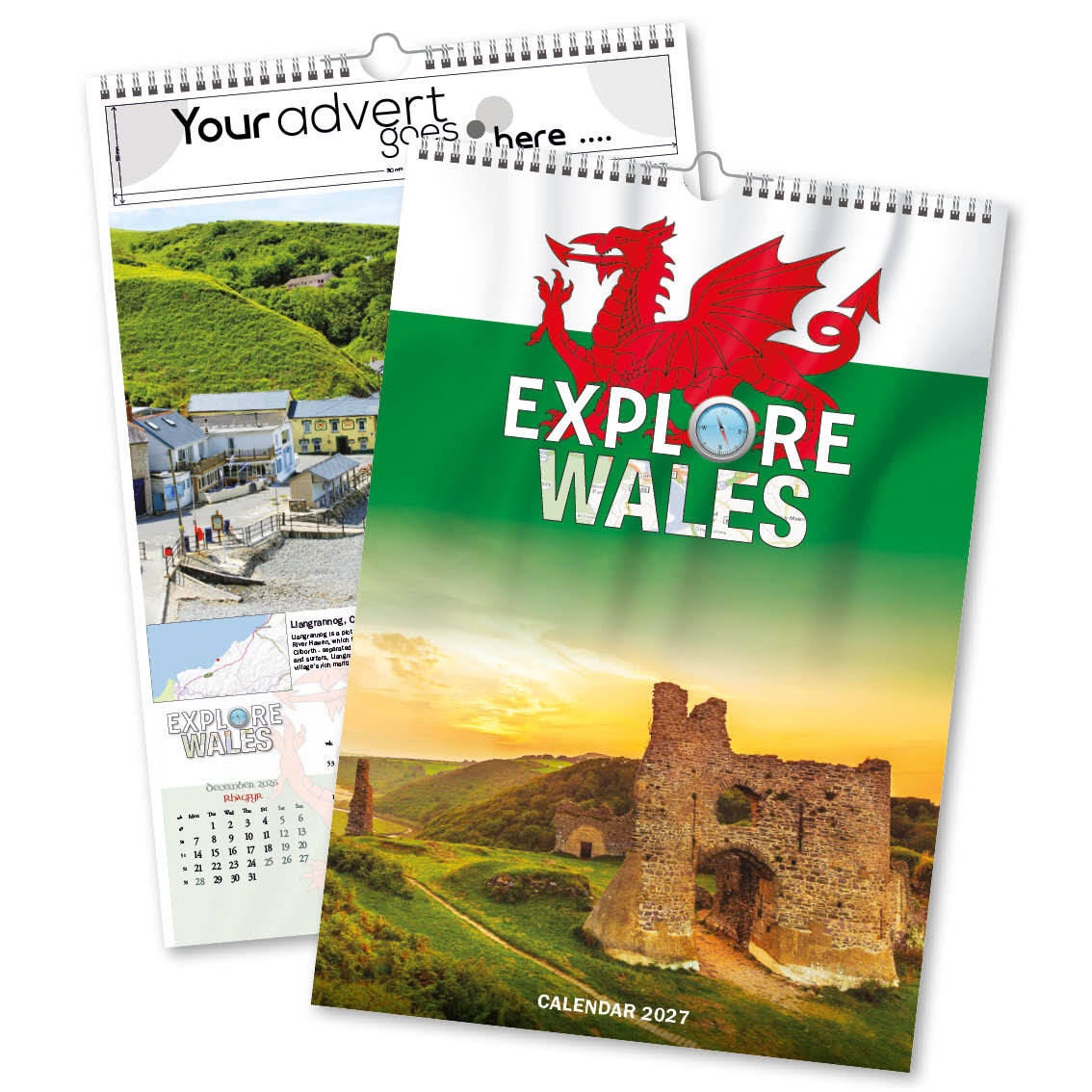 Explore Wales Wall Calendar