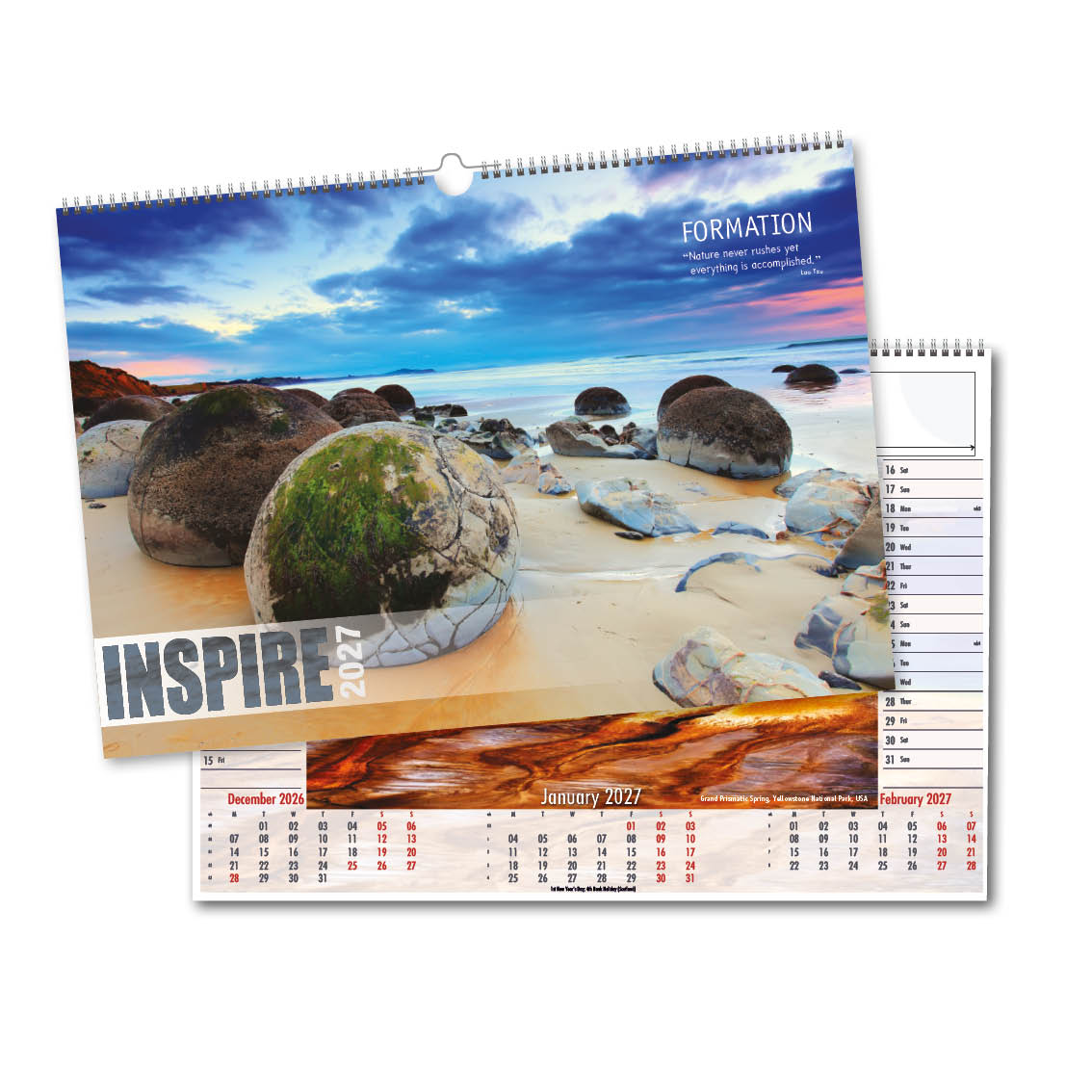 Inspire Landscape Wall Calendar