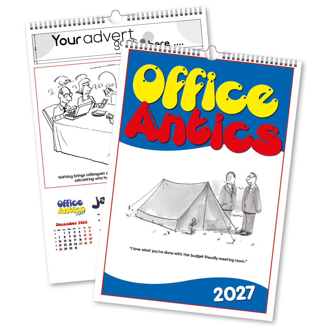Office Antics Wall Calendar