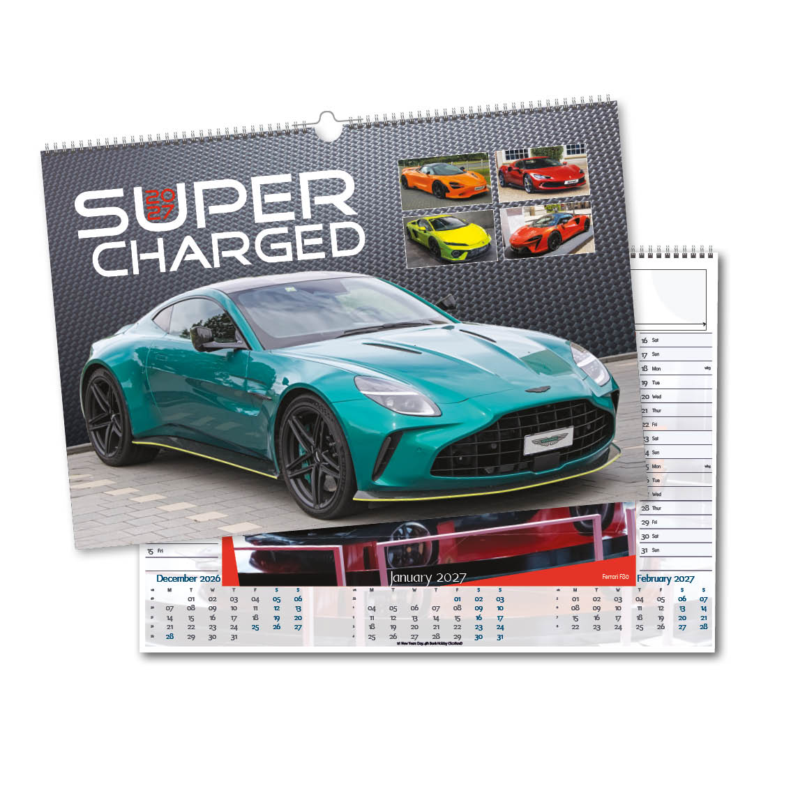 Supercharged Landscape Wall Calendar