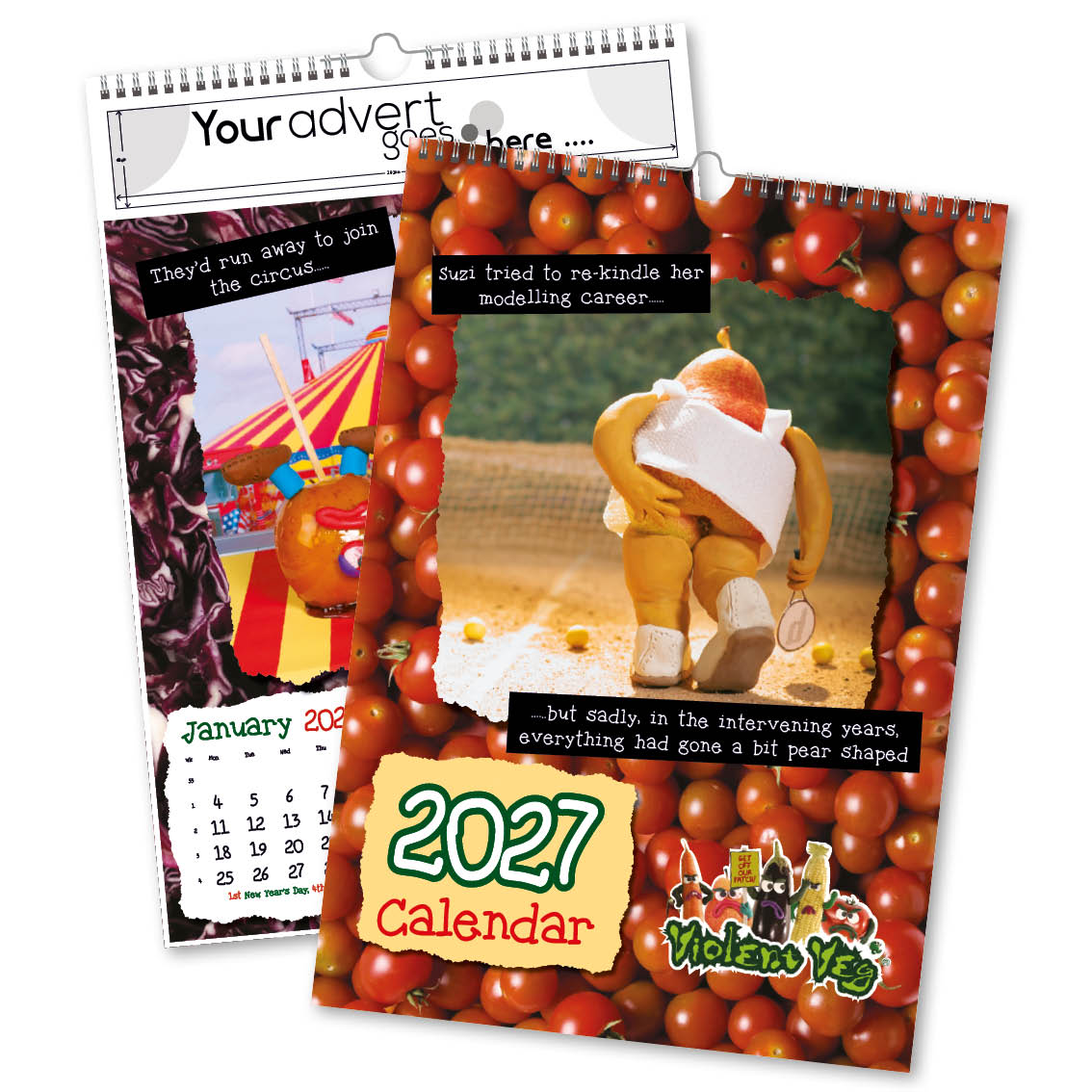 Violent Veg Wall Calendar