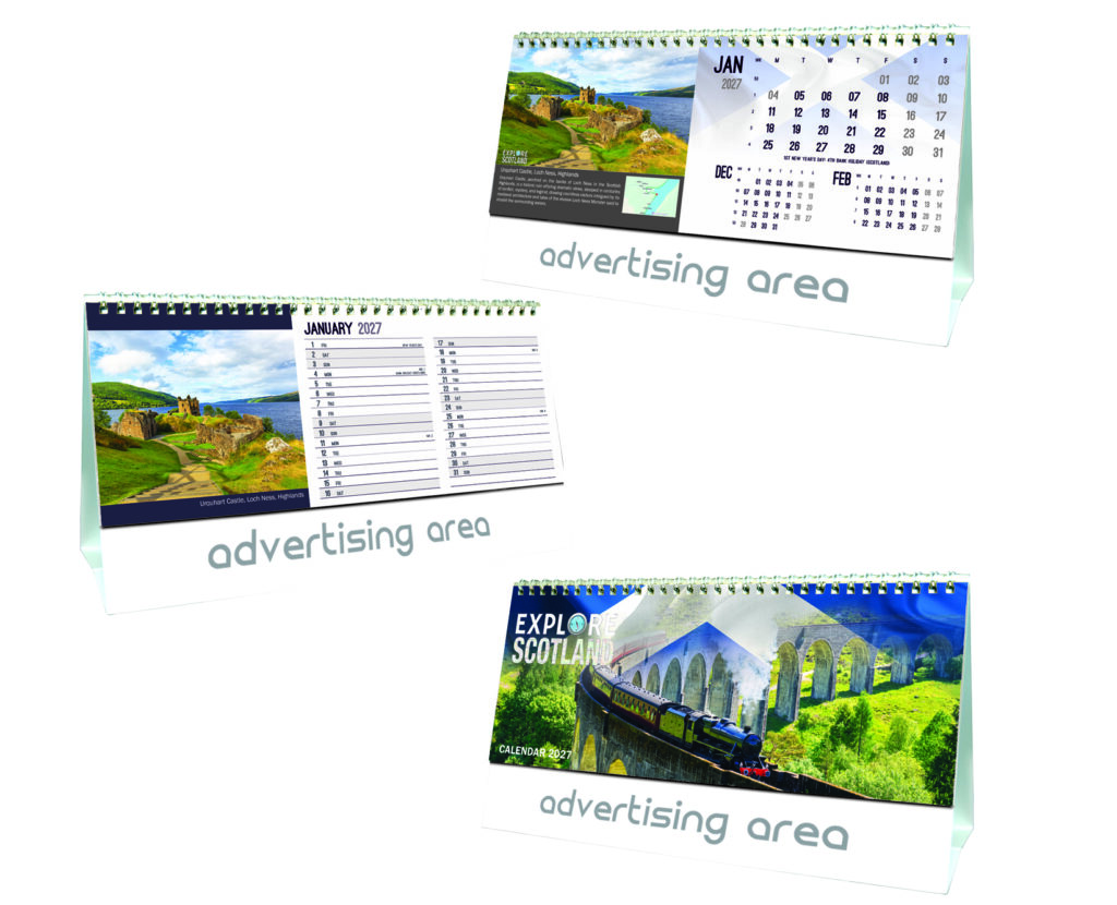 Explore Scotland Desk 2027 3D