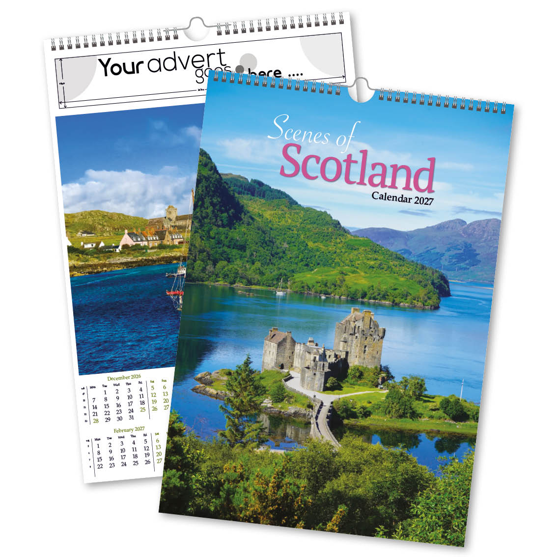 Scenes of Scotland Wall Calendar