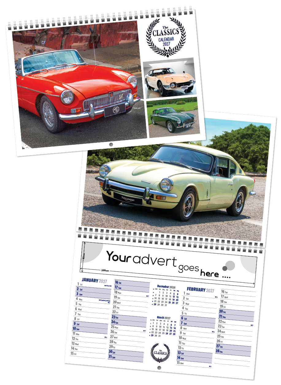 The Classics Central Wiro Wall Calendar