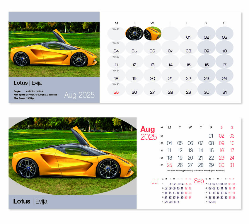 Supercharged Desk Calendar 2025 - Think Promote