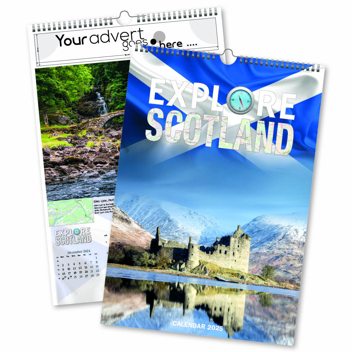 Explore Scotland Wall Calendar 2025 Think Promote