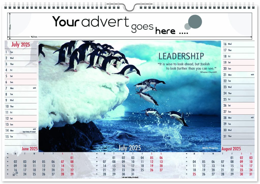 Inspire Landscape Wall Calendar 2025 Think Promote