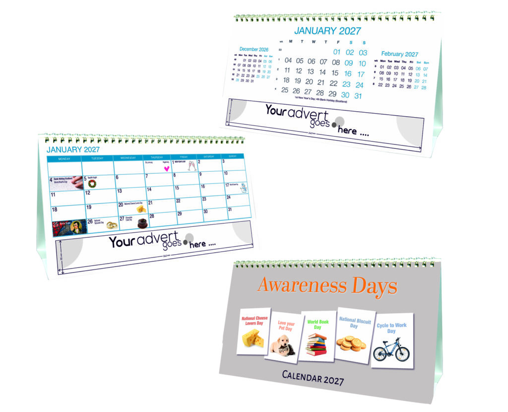 Awareness Days Desk 2027 3D