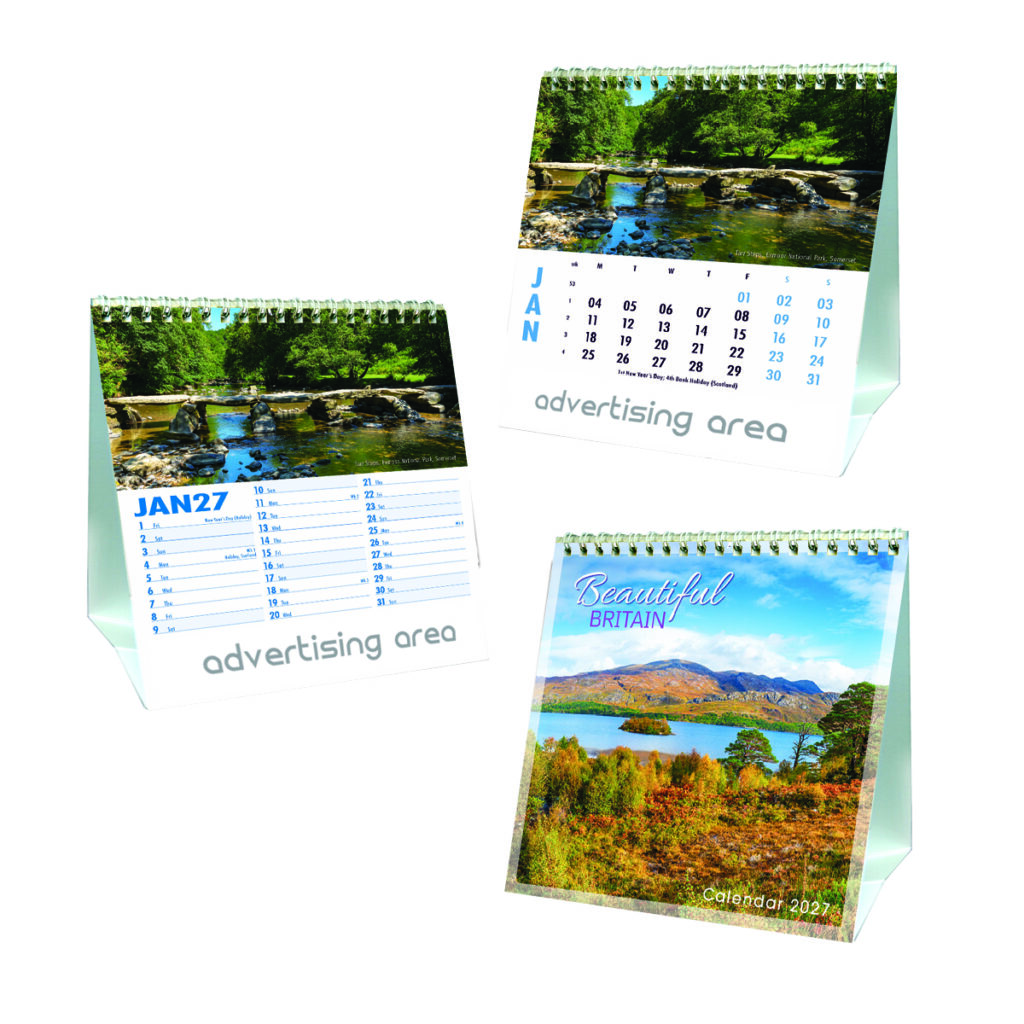 Beautiful Britain Mini Desk 2027 3D