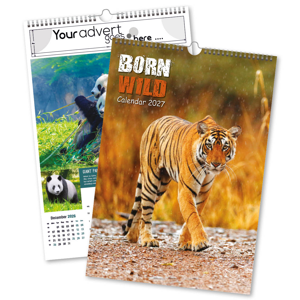 Born Wild Wall Calendar