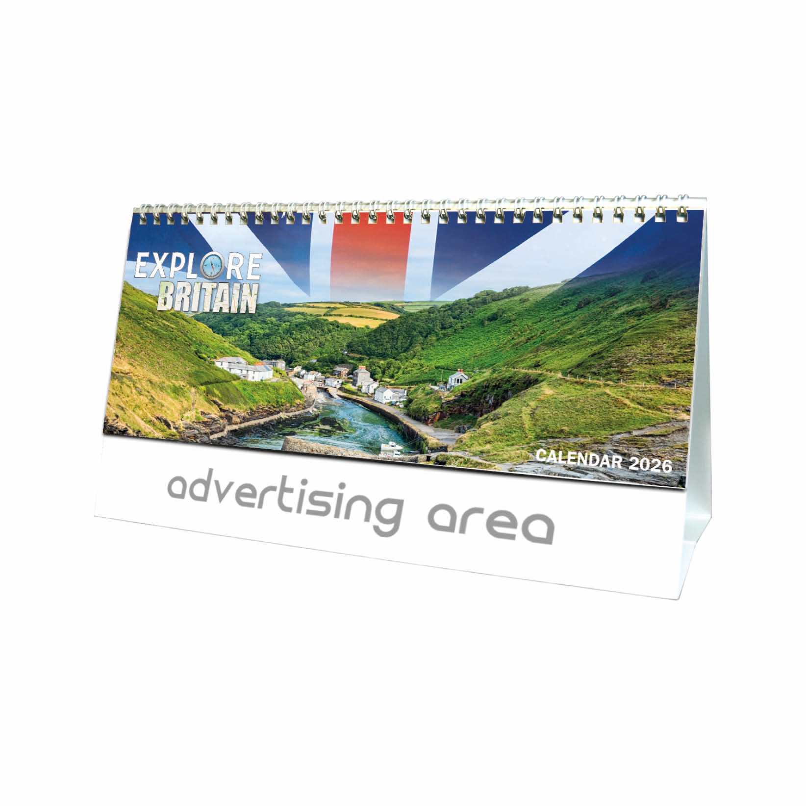 Explore Britain Desk Calendar 2026 Think Promote