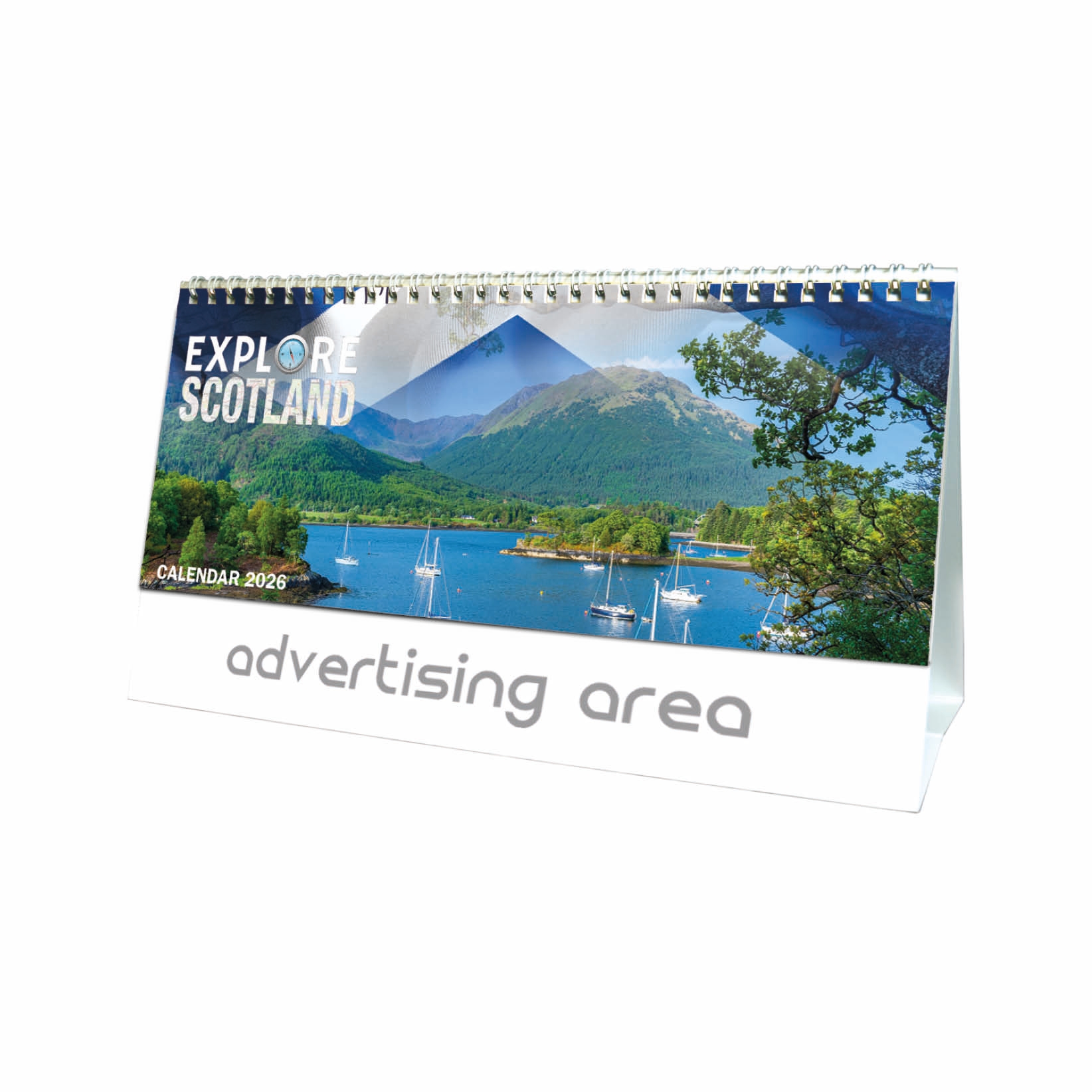 Explore Scotland Desk Calendar