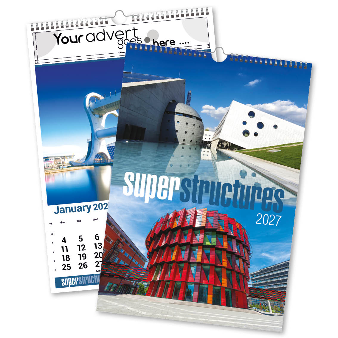 Super Structures Wall Calendar
