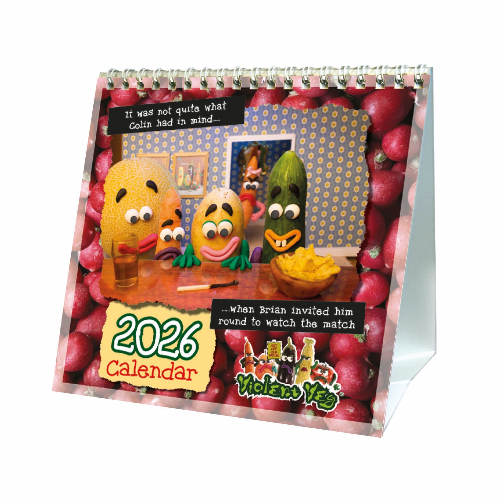 Violent Veg Mini Desk Calendar